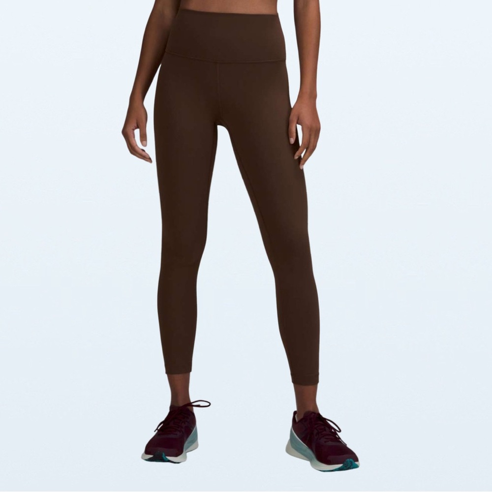 Lululemon Wunder Train High-Rise Tight 25" in Brown, Size 2
